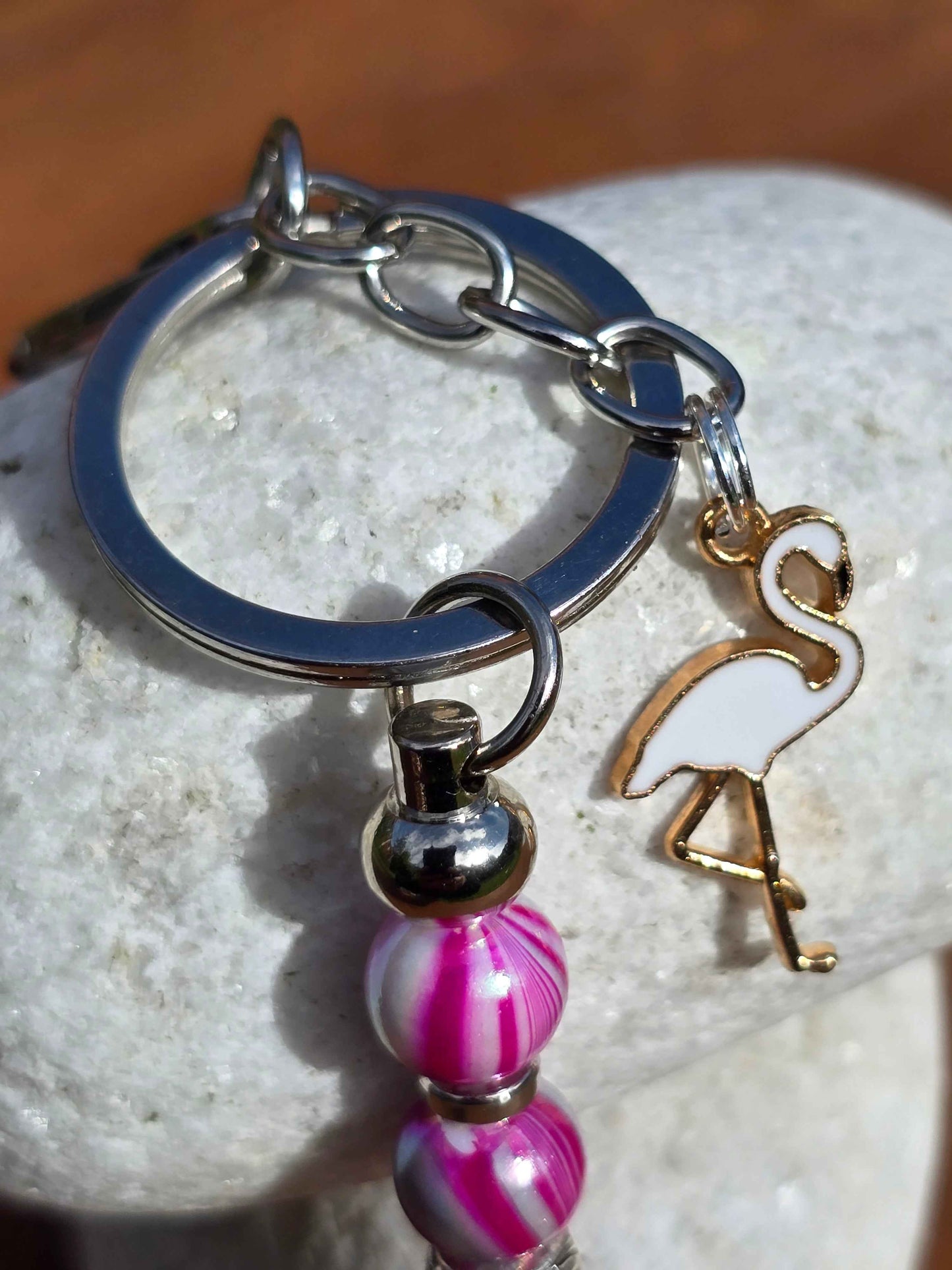 Beaded Vertical Bag Charm / Keyring / Zipper Pull Charm - Various Designs Available