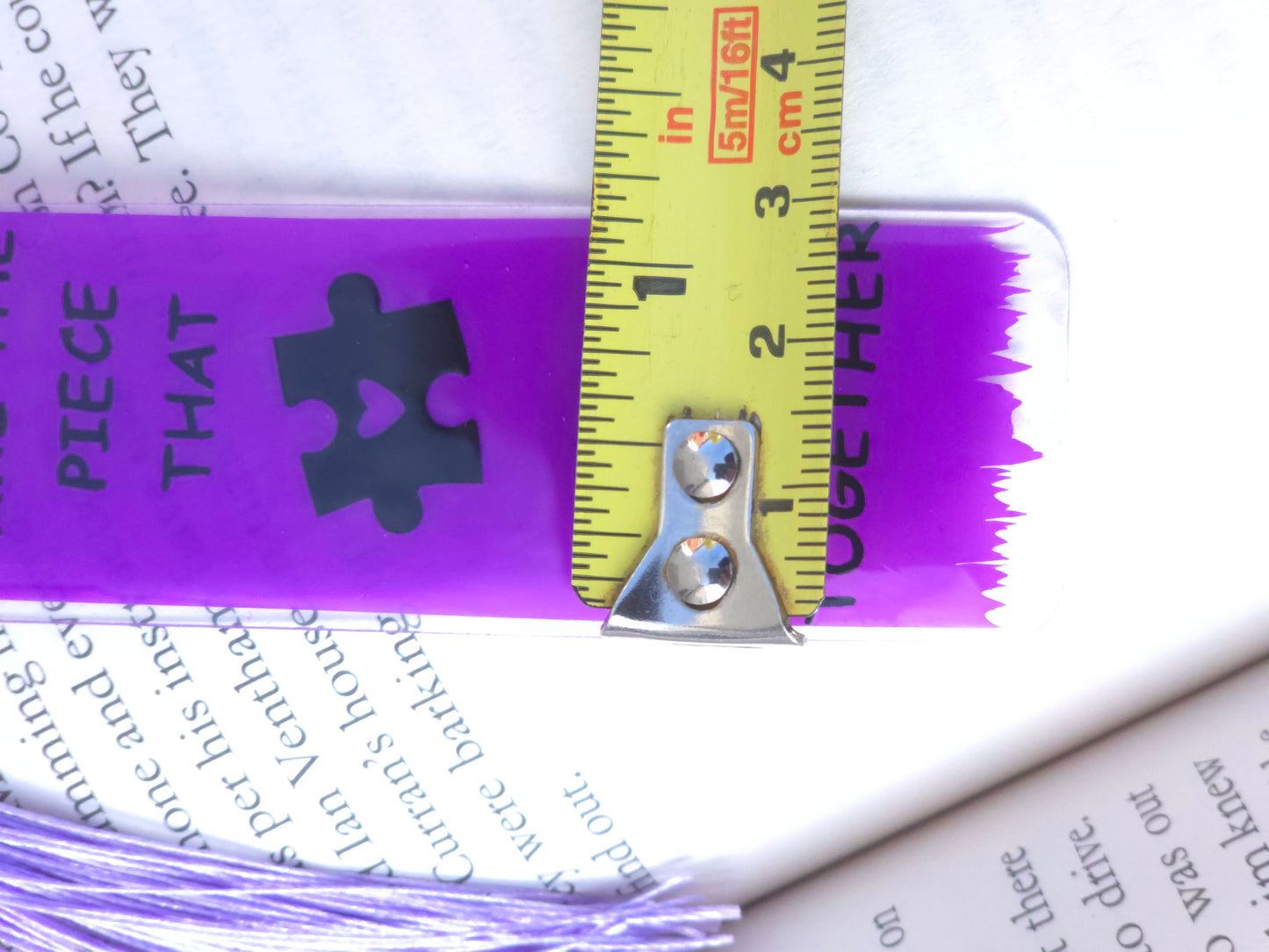 Mothers day bookmark - Acrylic bookmark with permanent vinyl design