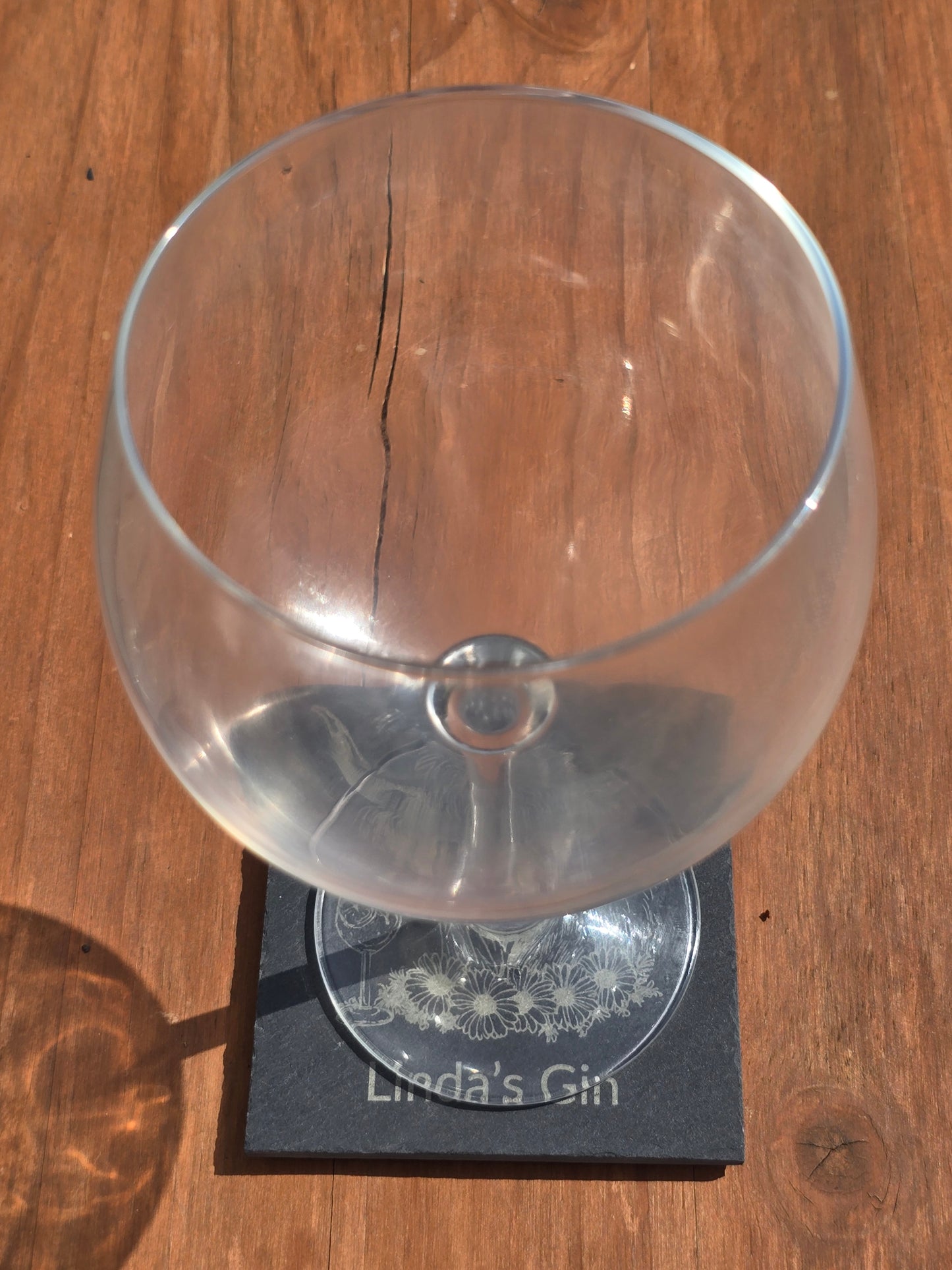 Personalised Highland Cow Slate Coaster - "Your Name's Gin" Text