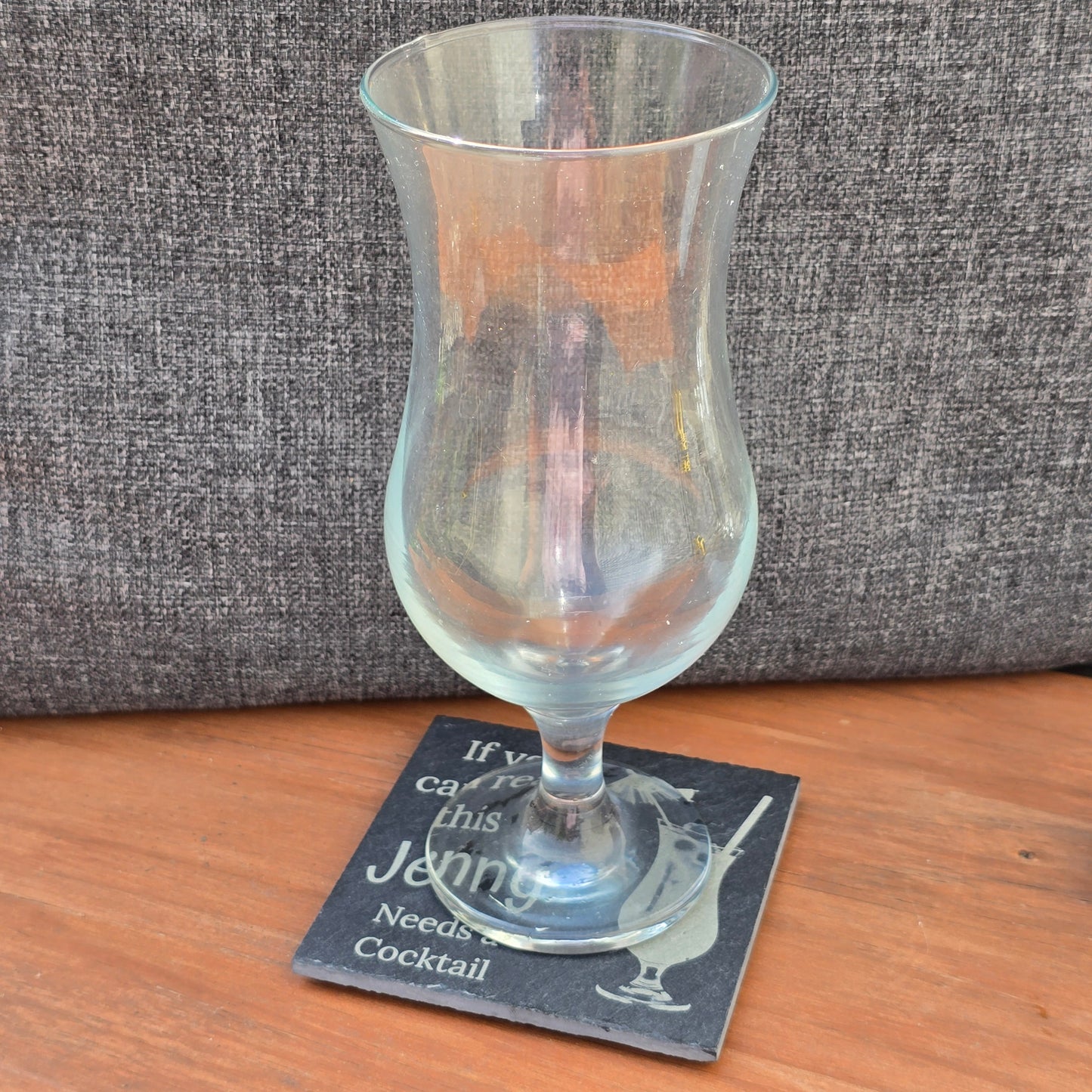 Personalised slate coaster - If you can read this "Your Name" needs a cocktail