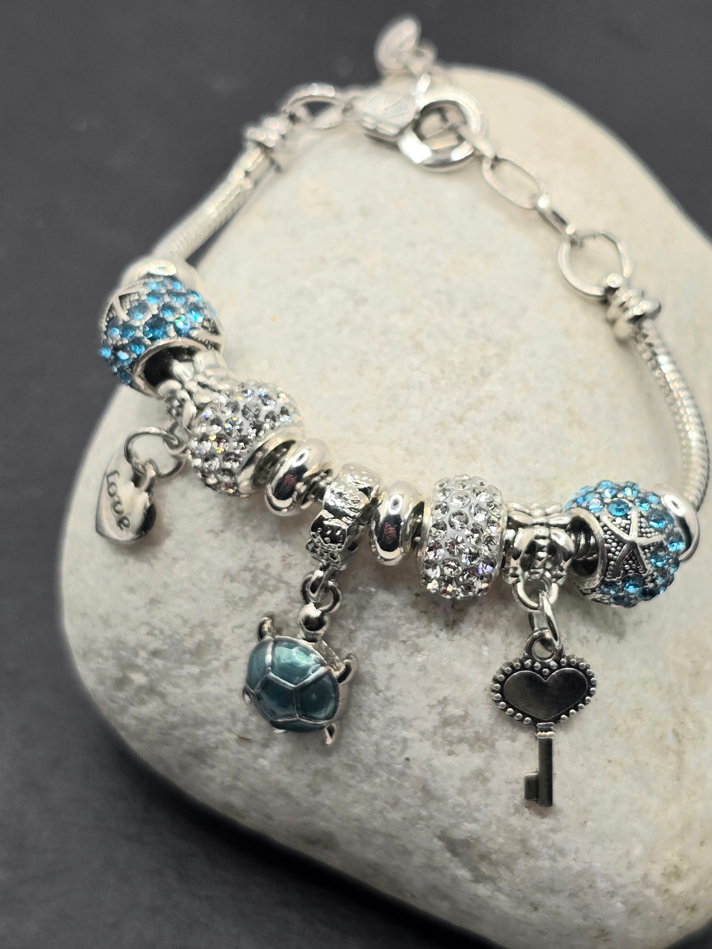 Snake Chain Charm Bracelets for Women and Girls - Unique Charm Bracelets with Various Designs