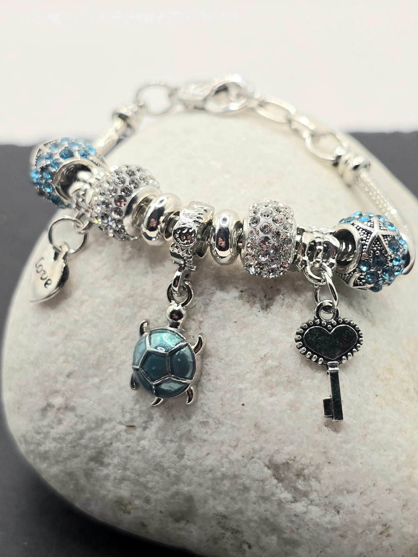 Snake Chain Charm Bracelets for Women and Girls - Unique Charm Bracelets with Various Designs