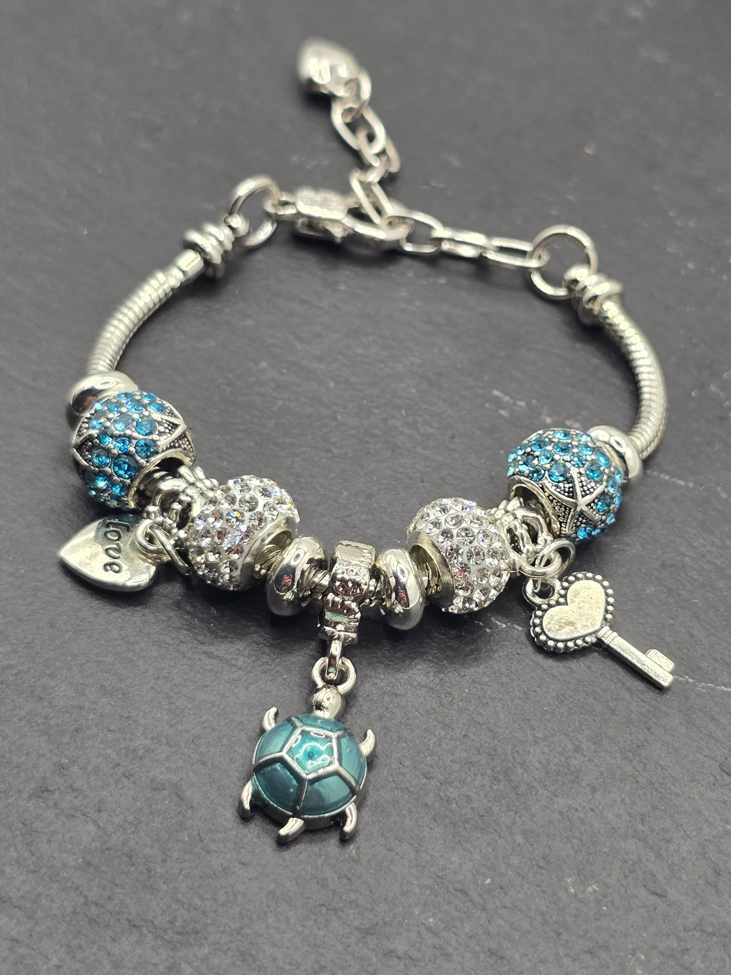 Snake Chain Charm Bracelets for Women and Girls - Unique Charm Bracelets with Various Designs