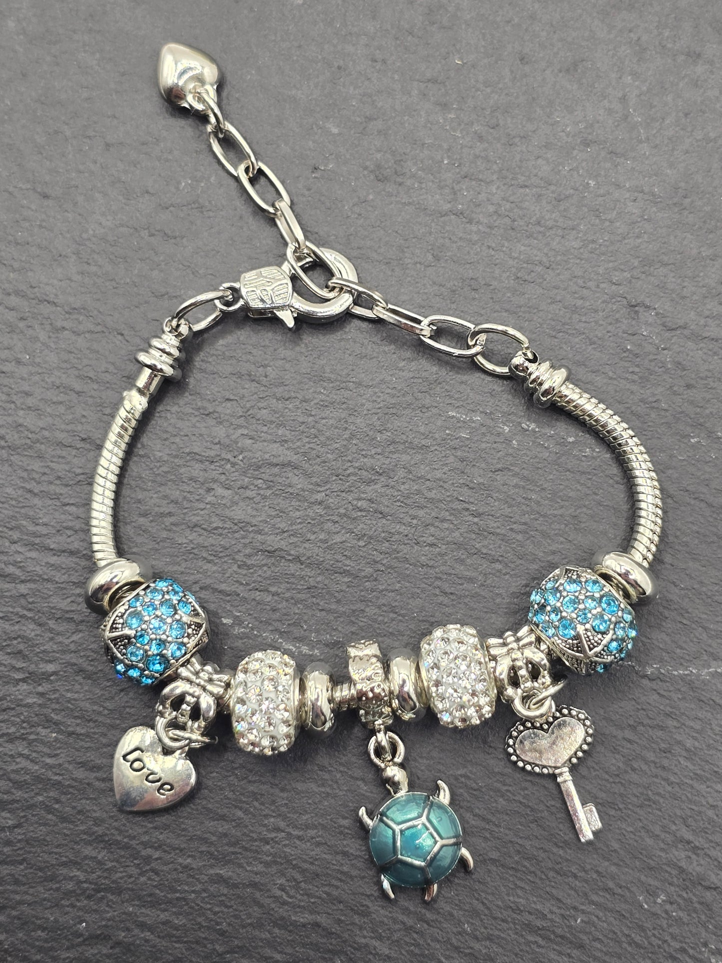 Snake Chain Charm Bracelets for Women and Girls - Unique Charm Bracelets with Various Designs