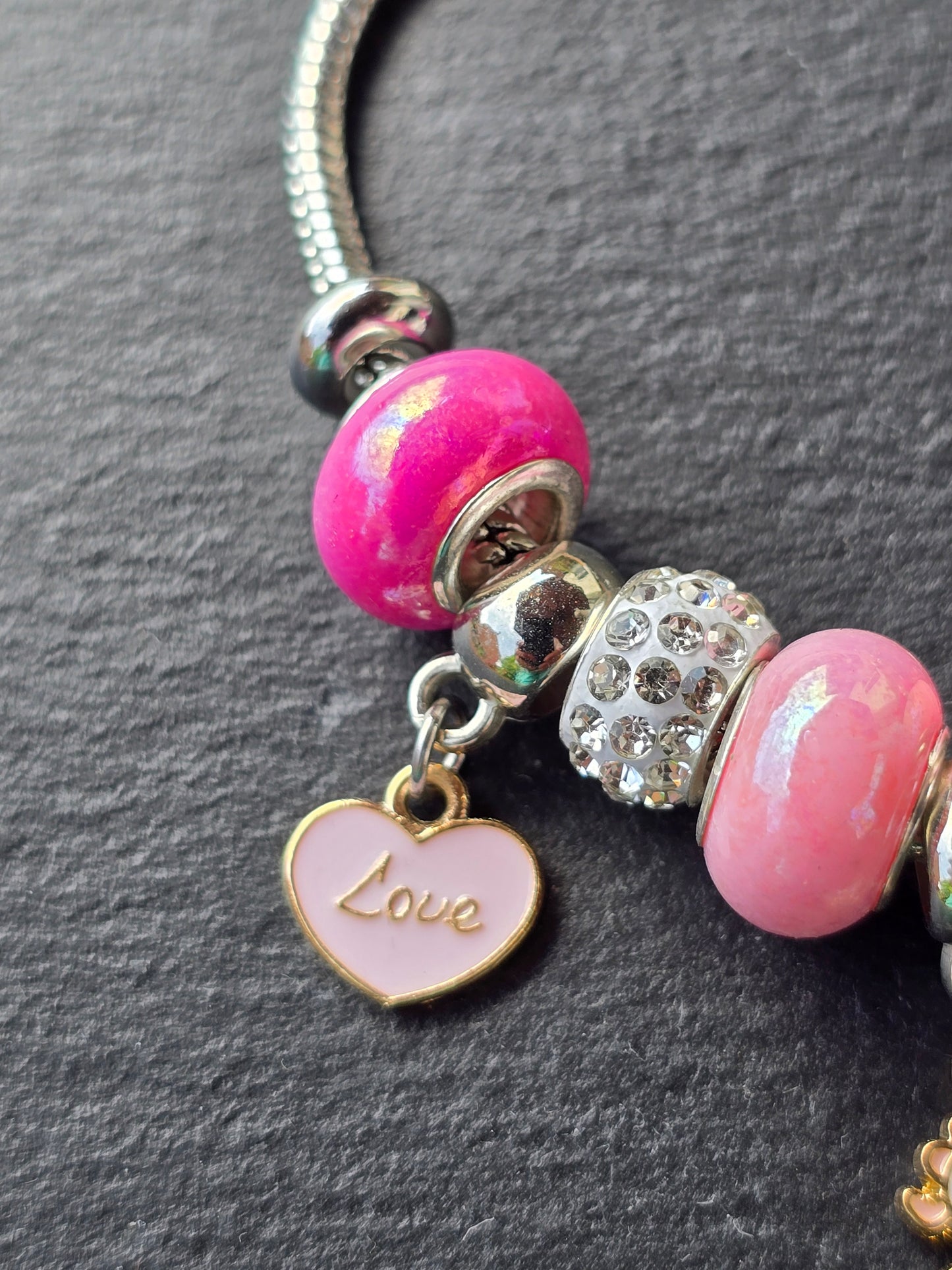 Snake Chain Charm Bracelets for Women and Girls - Unique Charm Bracelets with Various Designs