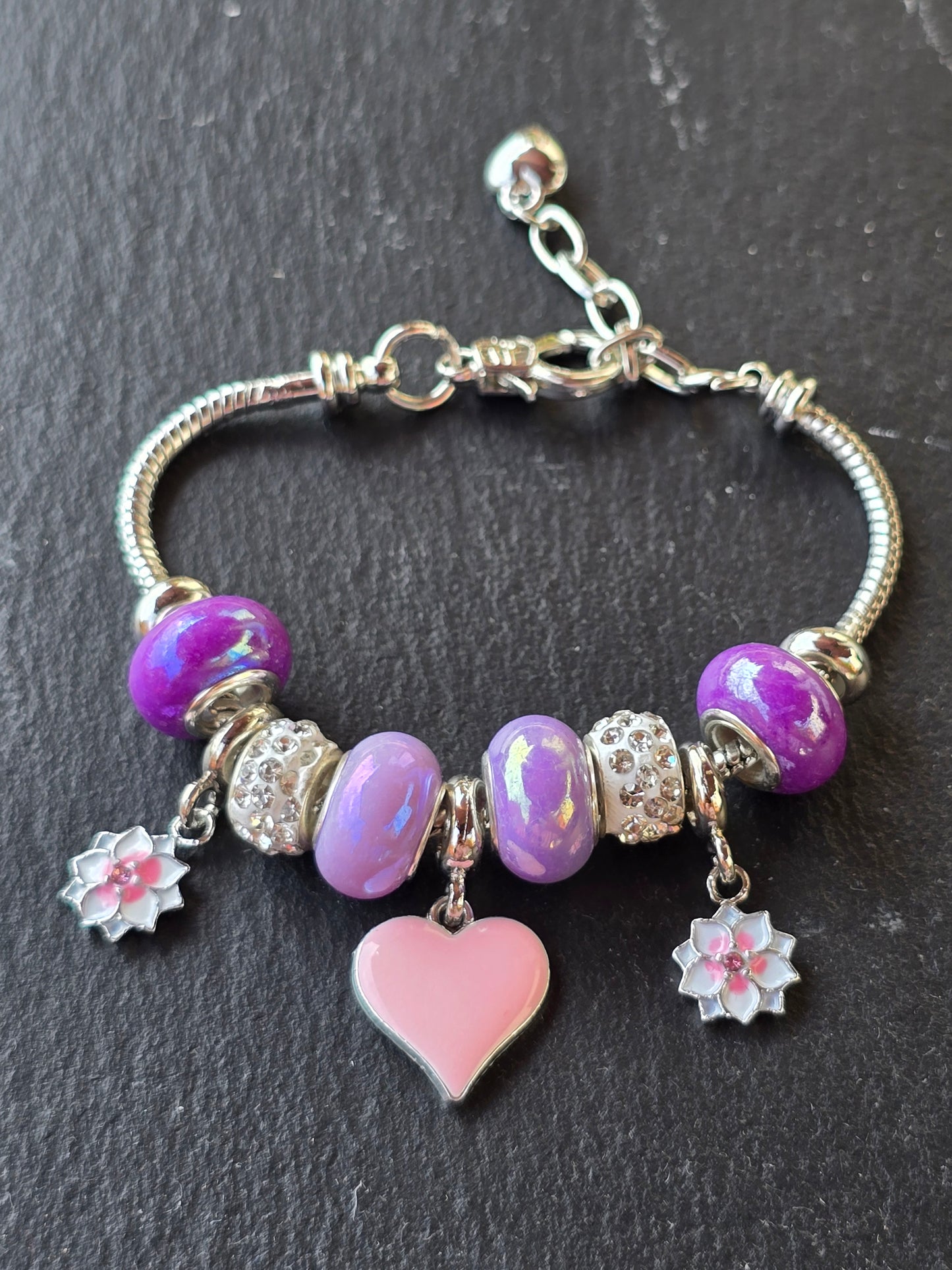 Snake Chain Charm Bracelets for Women and Girls - Unique Charm Bracelets with Various Designs