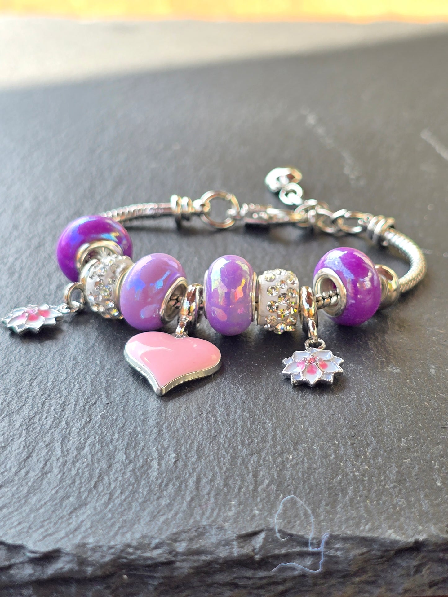 Snake Chain Charm Bracelets for Women and Girls - Unique Charm Bracelets with Various Designs