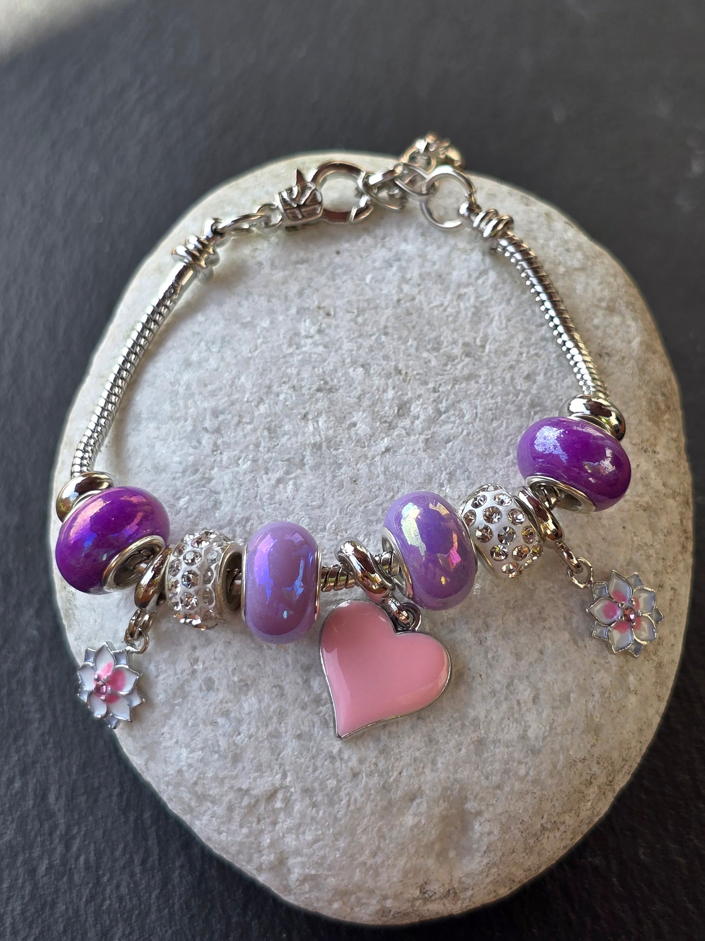 Snake Chain Charm Bracelets for Women and Girls - Unique Charm Bracelets with Various Designs