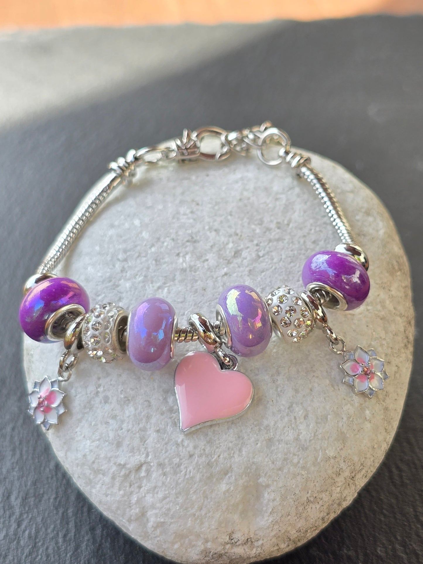 Snake Chain Charm Bracelets for Women and Girls - Unique Charm Bracelets with Various Designs