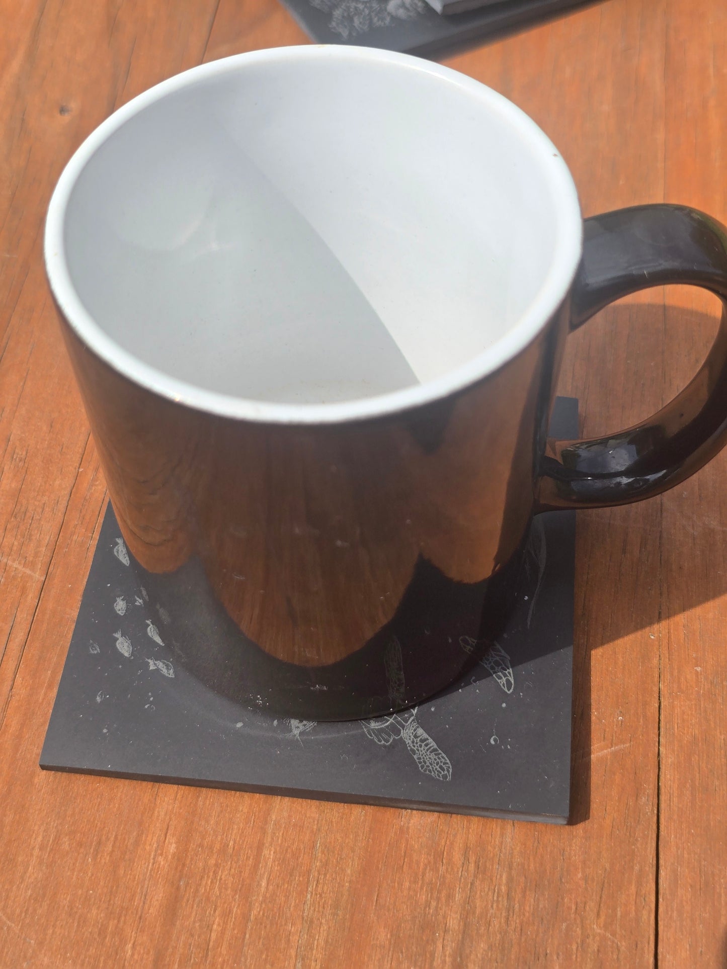 Sea Turtle Slate Coasters - 4 pack contemporary drinks coasters