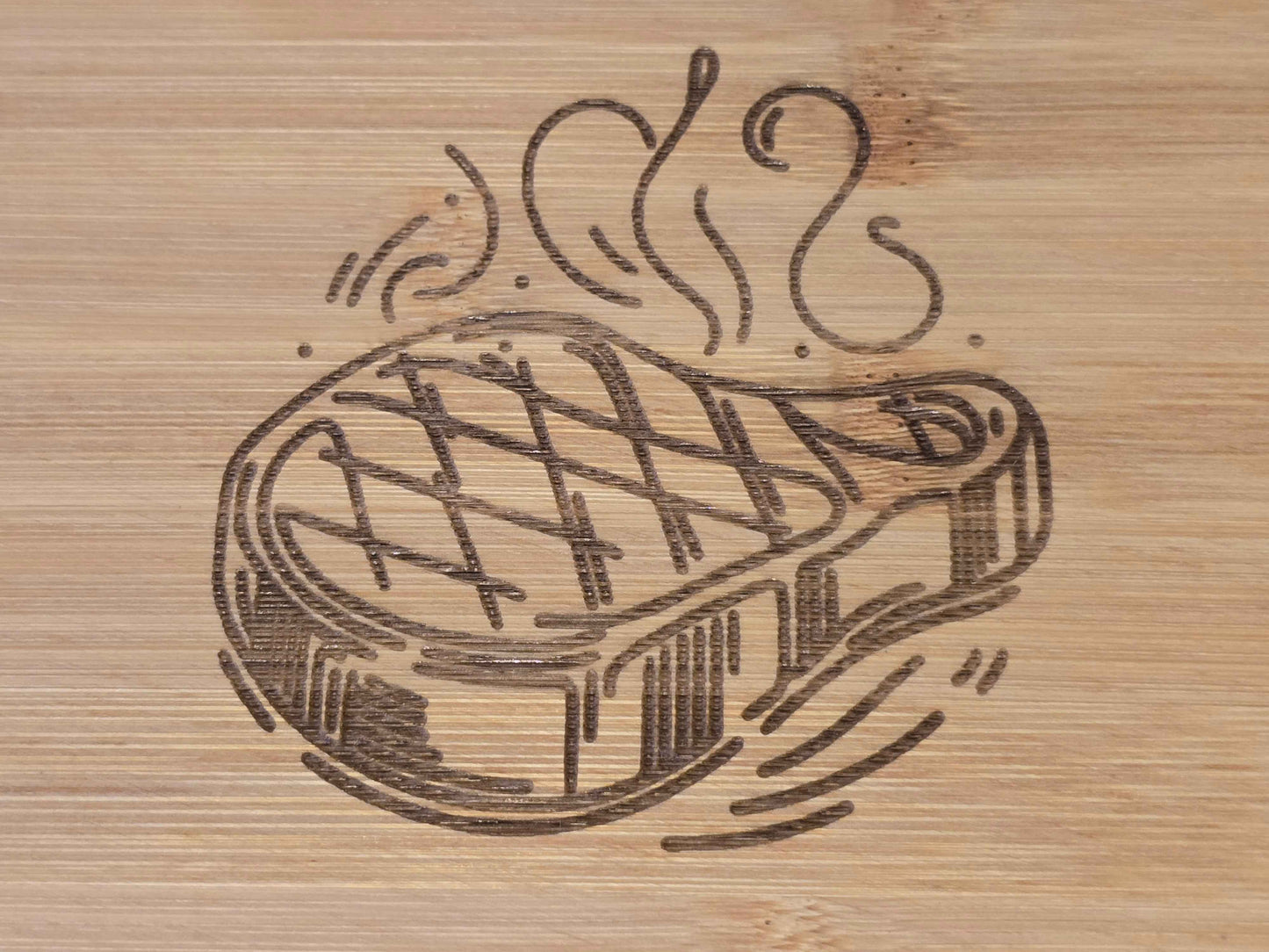 Tried to Make a Salad - Bamboo Chopping Board 30cm x 24cm