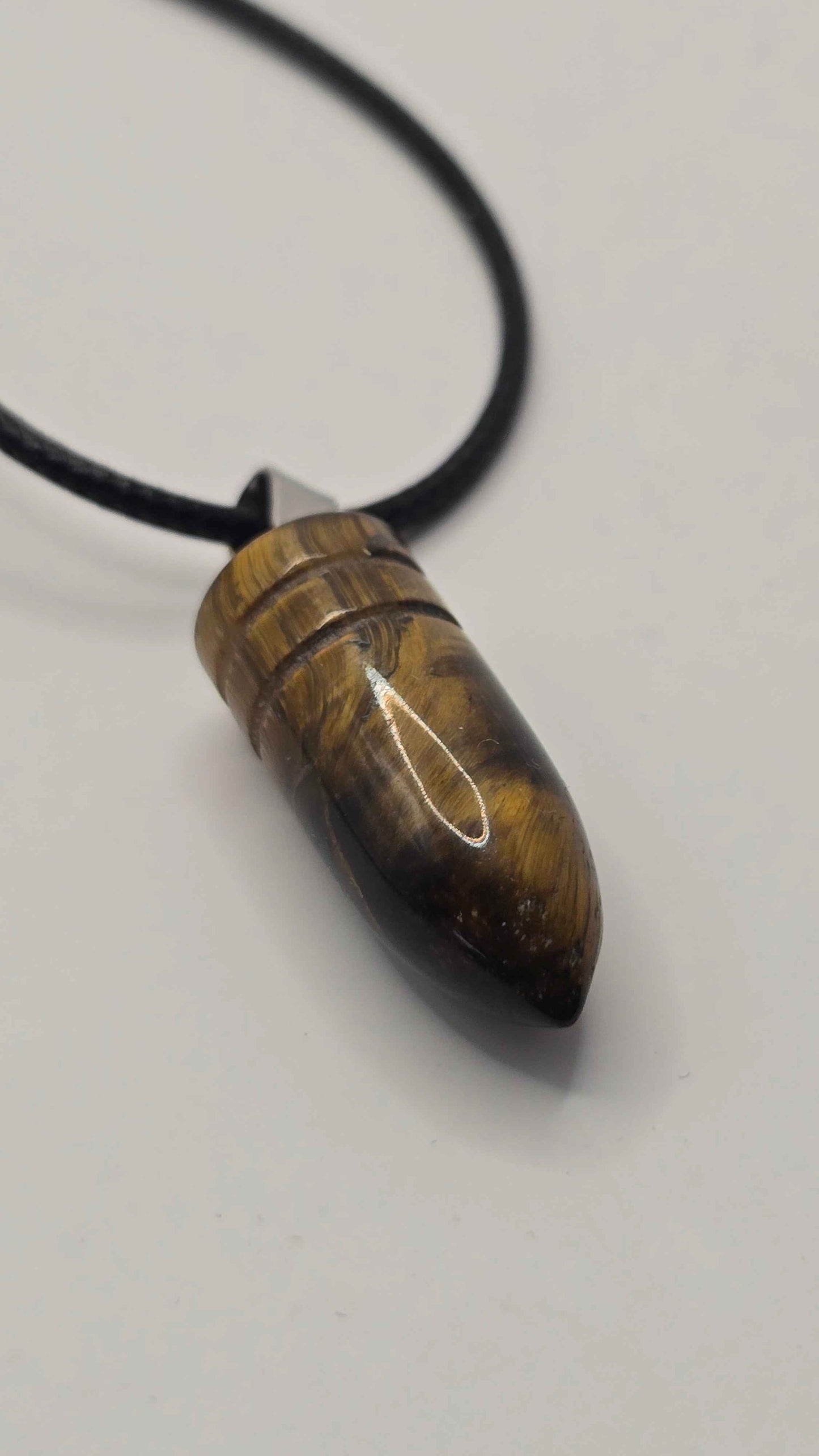 Men's Tigers Eye Bracelet and Necklace Set