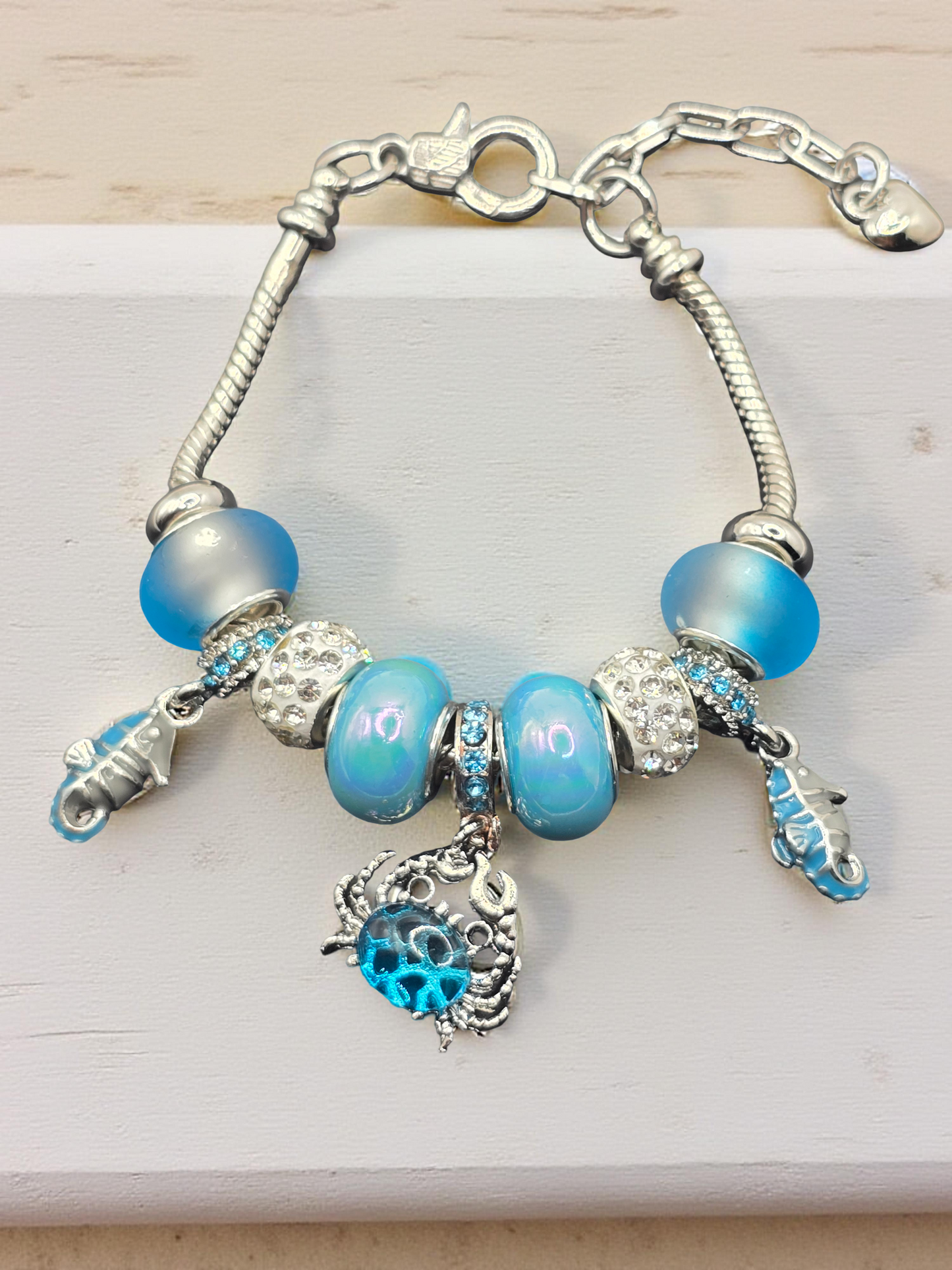 Snake Chain Charm Bracelets for Women and Girls - Unique Charm Bracelets with Various Designs