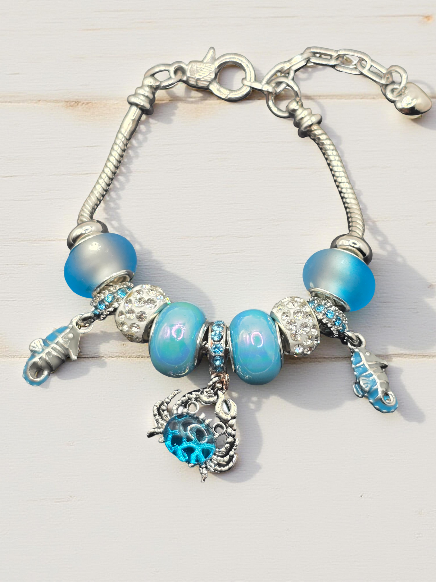 Snake Chain Charm Bracelets for Women and Girls - Unique Charm Bracelets with Various Designs