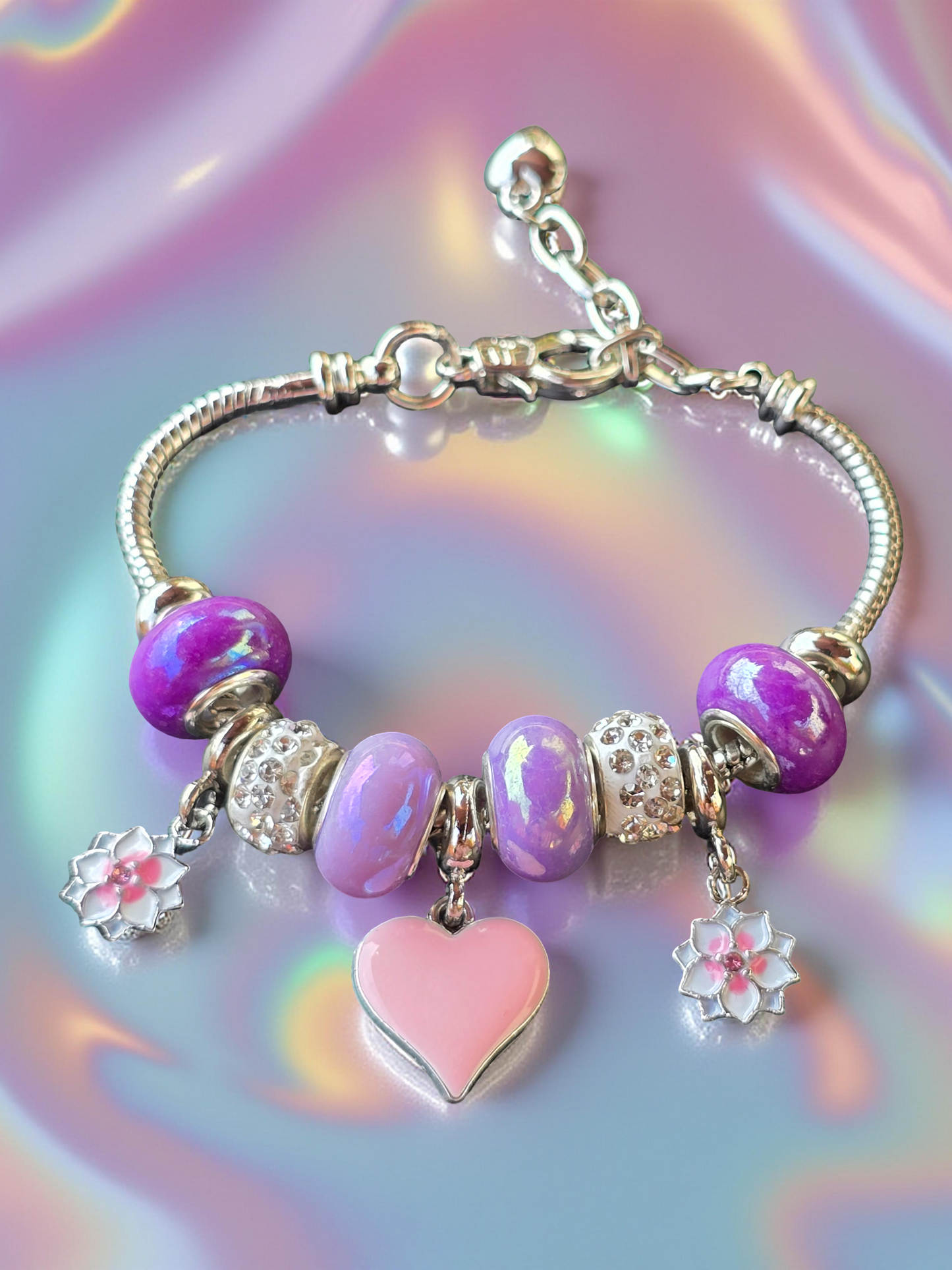 Snake Chain Charm Bracelets for Women and Girls - Unique Charm Bracelets with Various Designs