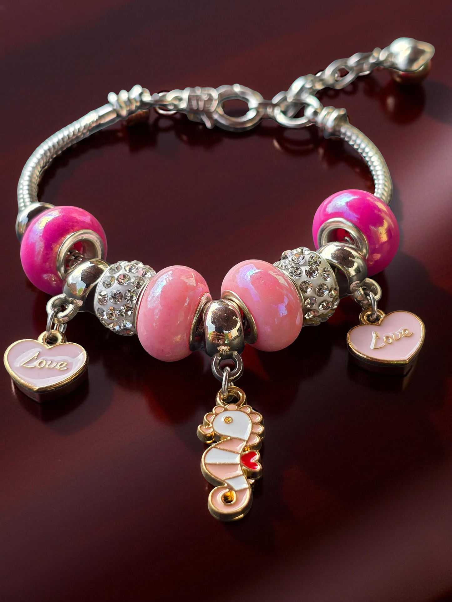 Snake Chain Charm Bracelets for Women and Girls - Unique Charm Bracelets with Various Designs