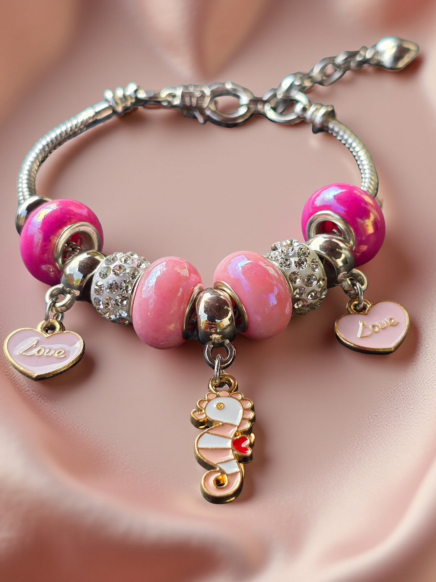 Snake Chain Charm Bracelets for Women and Girls - Unique Charm Bracelets with Various Designs