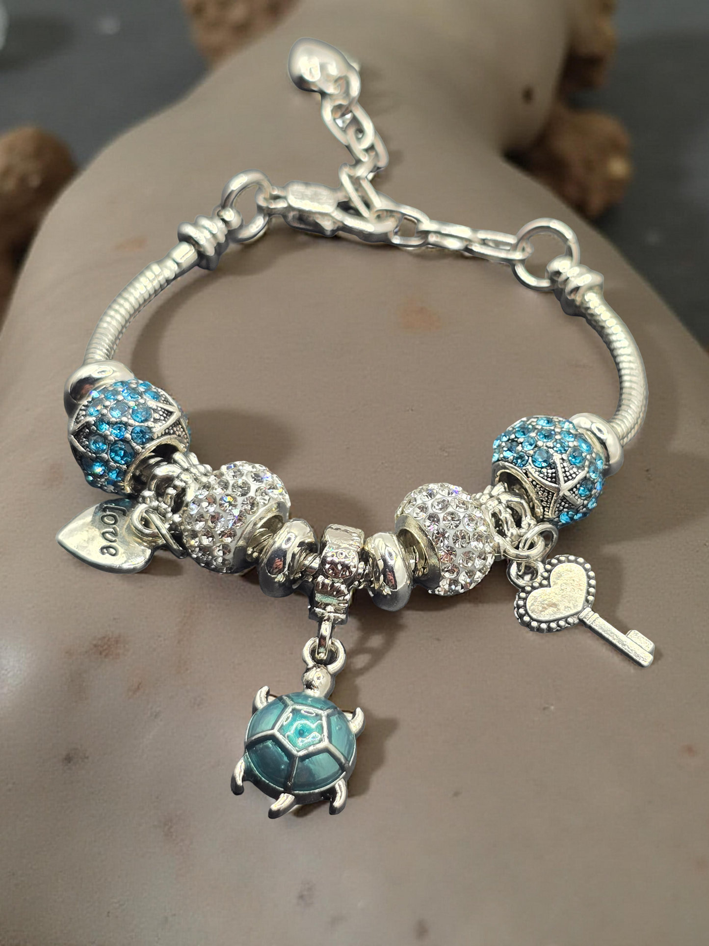 Snake Chain Charm Bracelets for Women and Girls - Unique Charm Bracelets with Various Designs