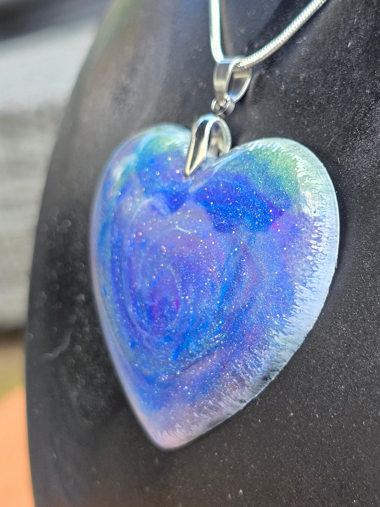Cosmic Sky Resin Necklace