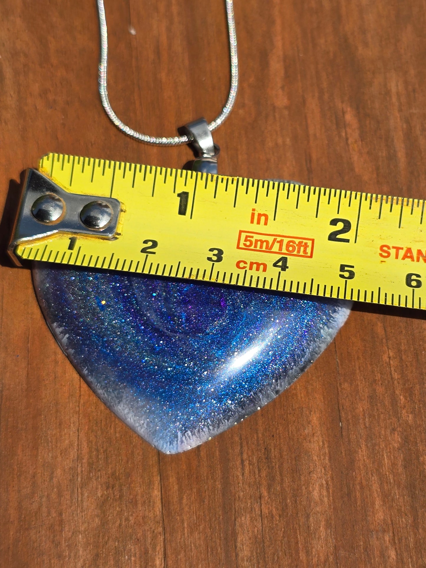 Cosmic Sky Resin Necklace