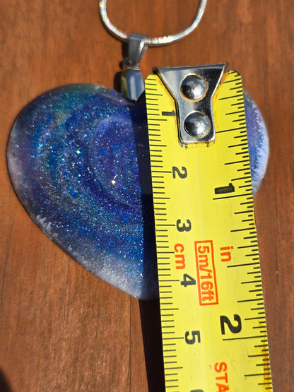 Cosmic Sky Resin Necklace