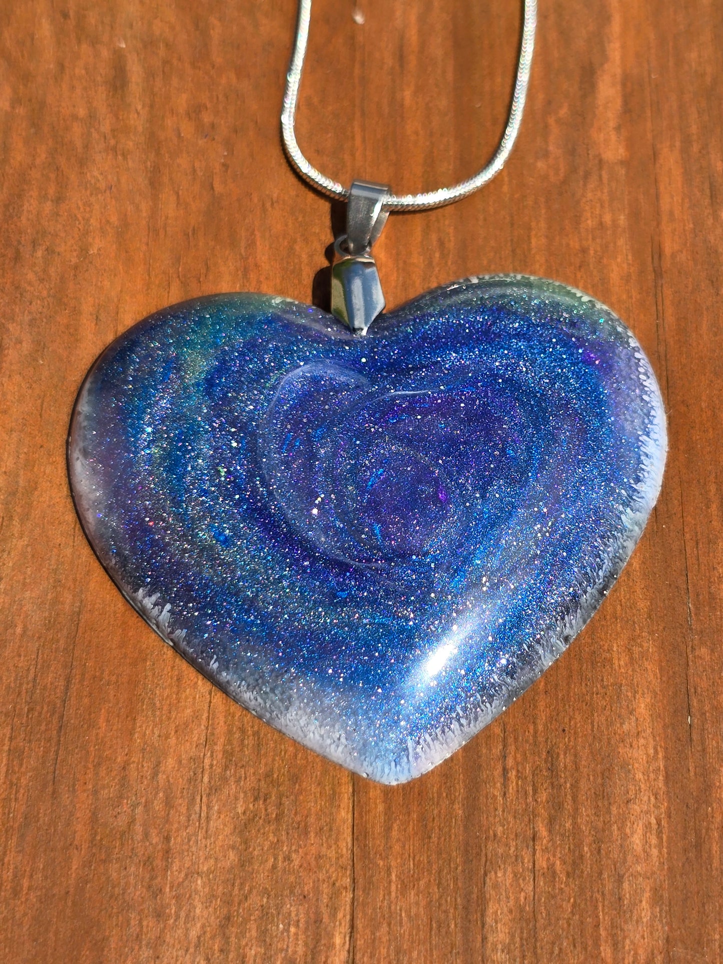 Cosmic Sky Resin Necklace