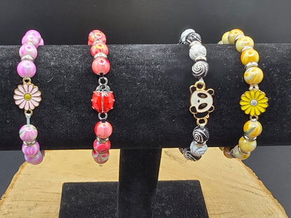 Ladybird elastic bracelet - Kids / adults ladybird theme bracelet