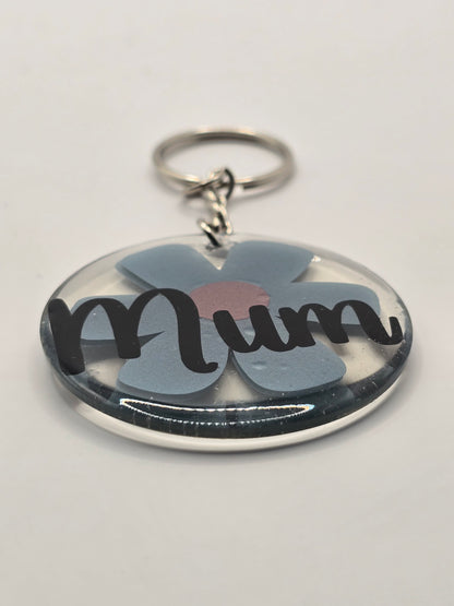 "Mum" Daisy Keyring / Bag Accessory