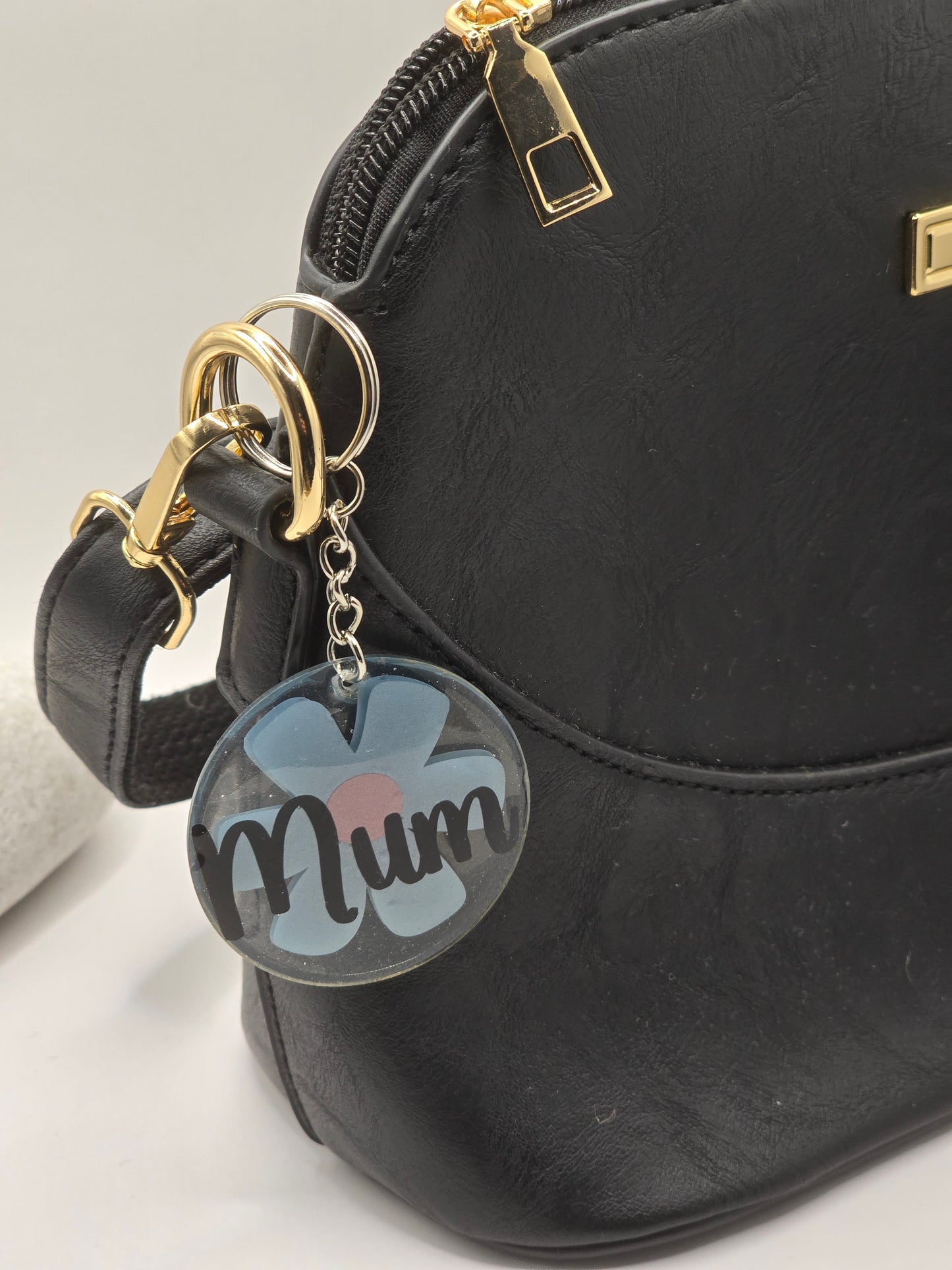 "Mum" Daisy Keyring / Bag Accessory