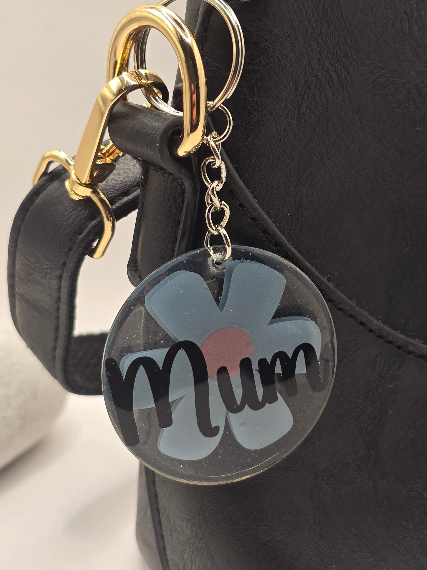 "Mum" Daisy Keyring / Bag Accessory