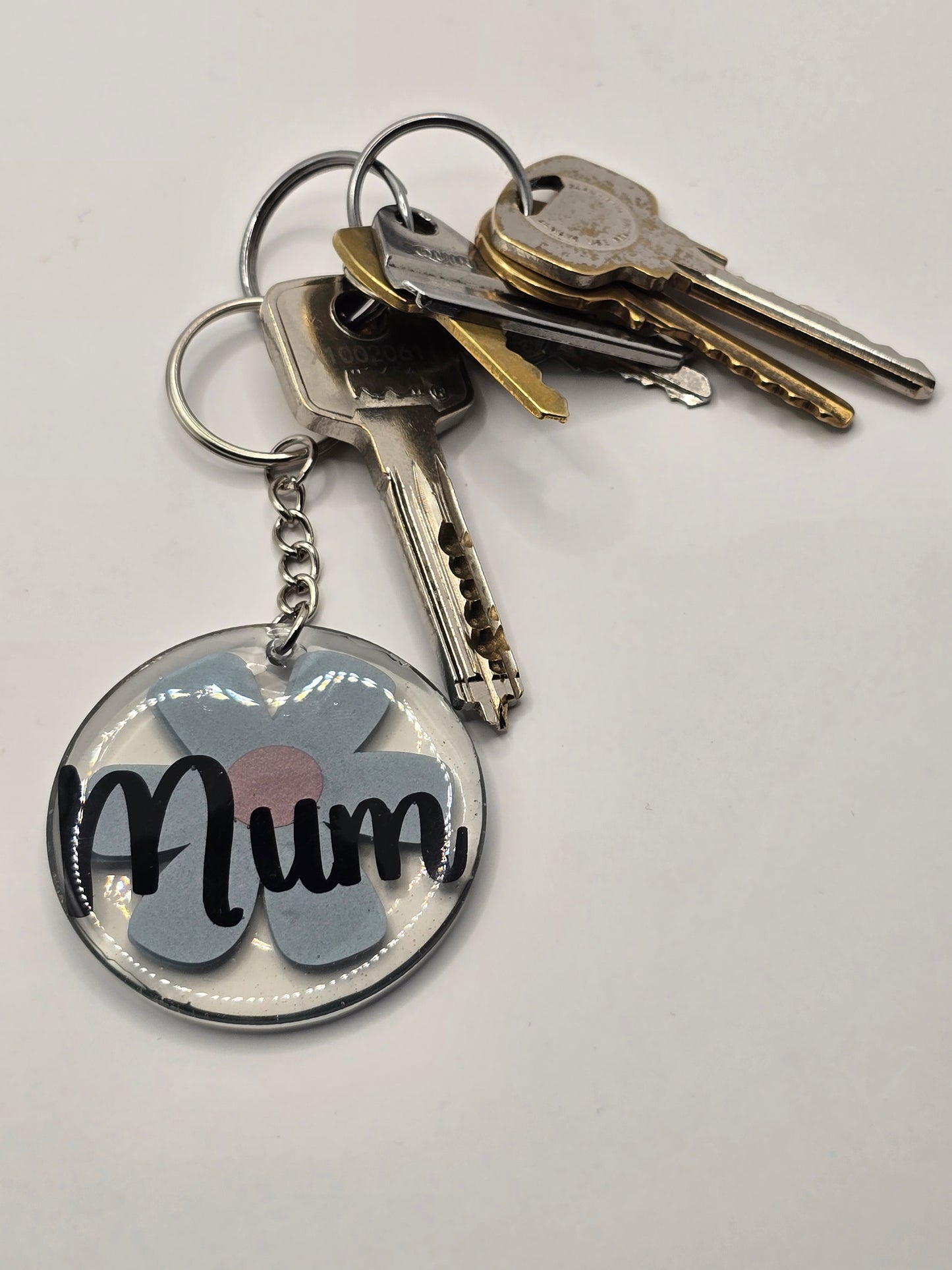 "Mum" Daisy Keyring / Bag Accessory