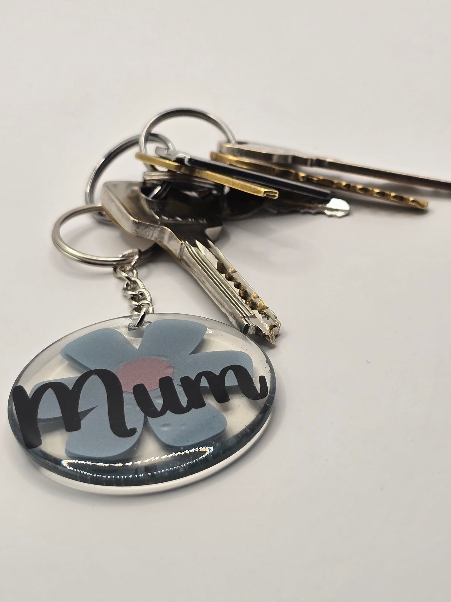 "Mum" Daisy Keyring / Bag Accessory