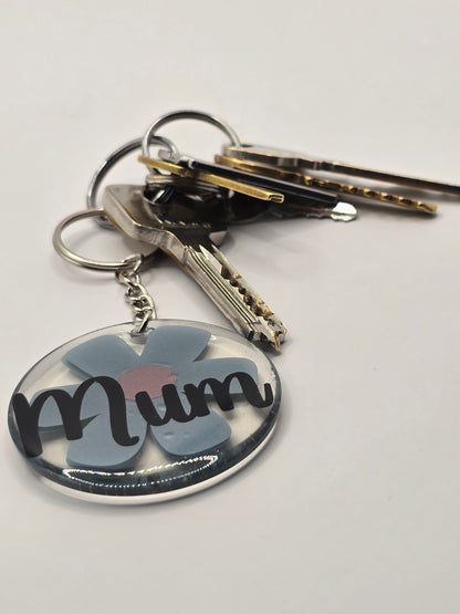 "Mum" Daisy Keyring / Bag Accessory