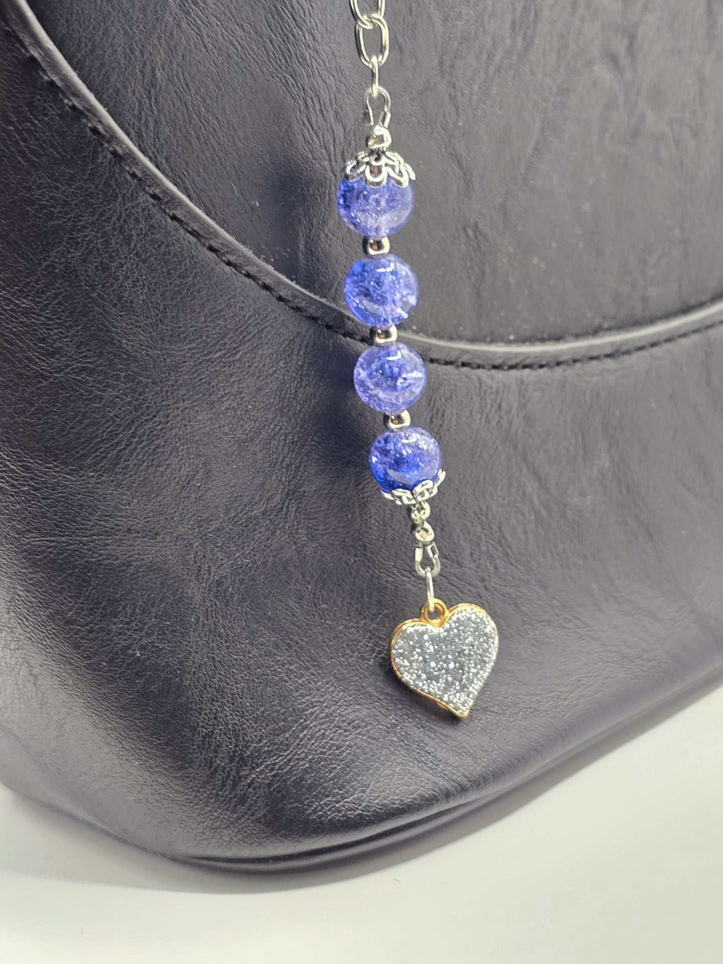 Silver Heart / Starfish / Sea Turtle, Zipper Pull Charm - Bag Accessory - Keyring