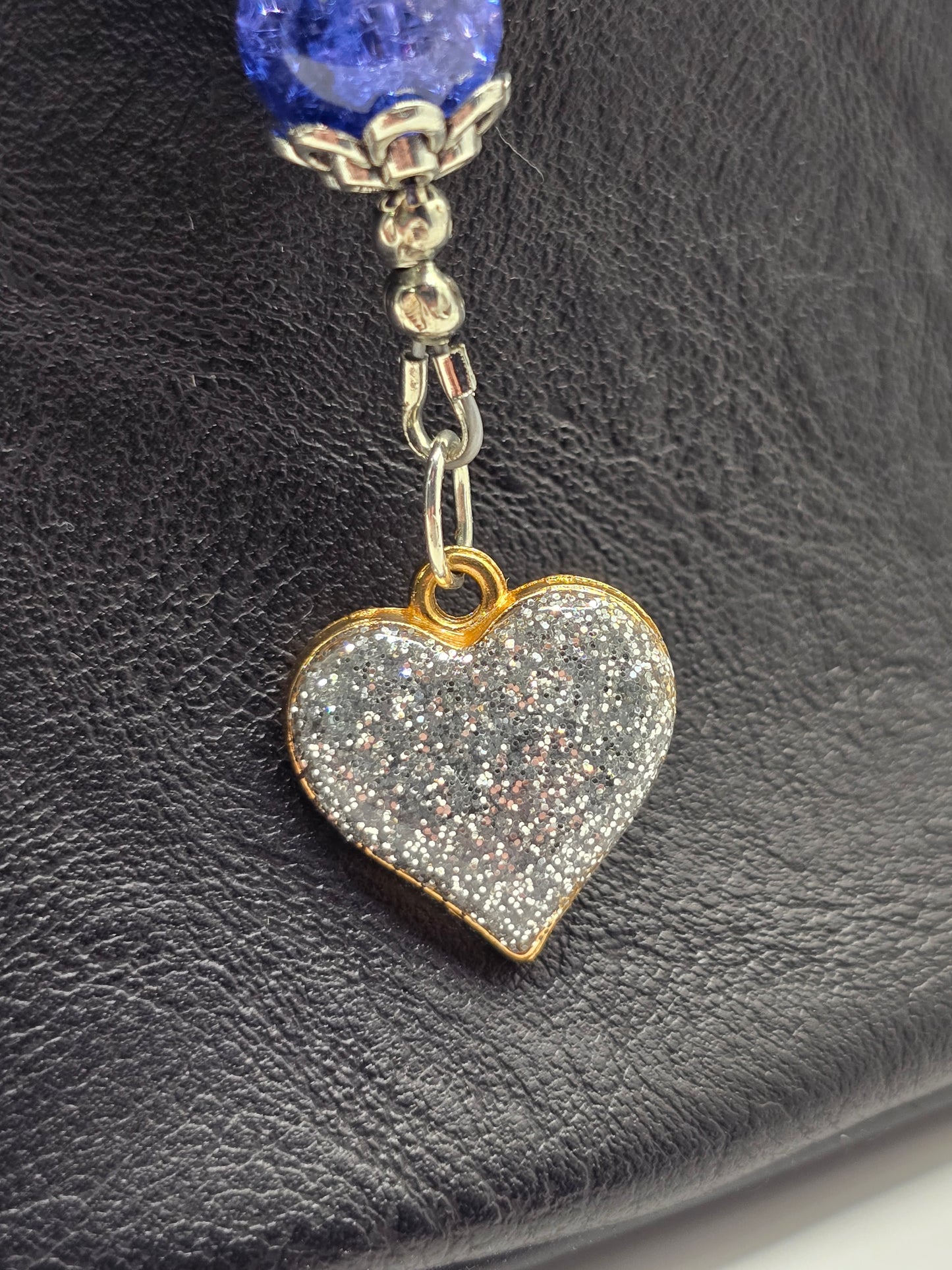 Silver Heart / Starfish / Sea Turtle, Zipper Pull Charm - Bag Accessory - Keyring