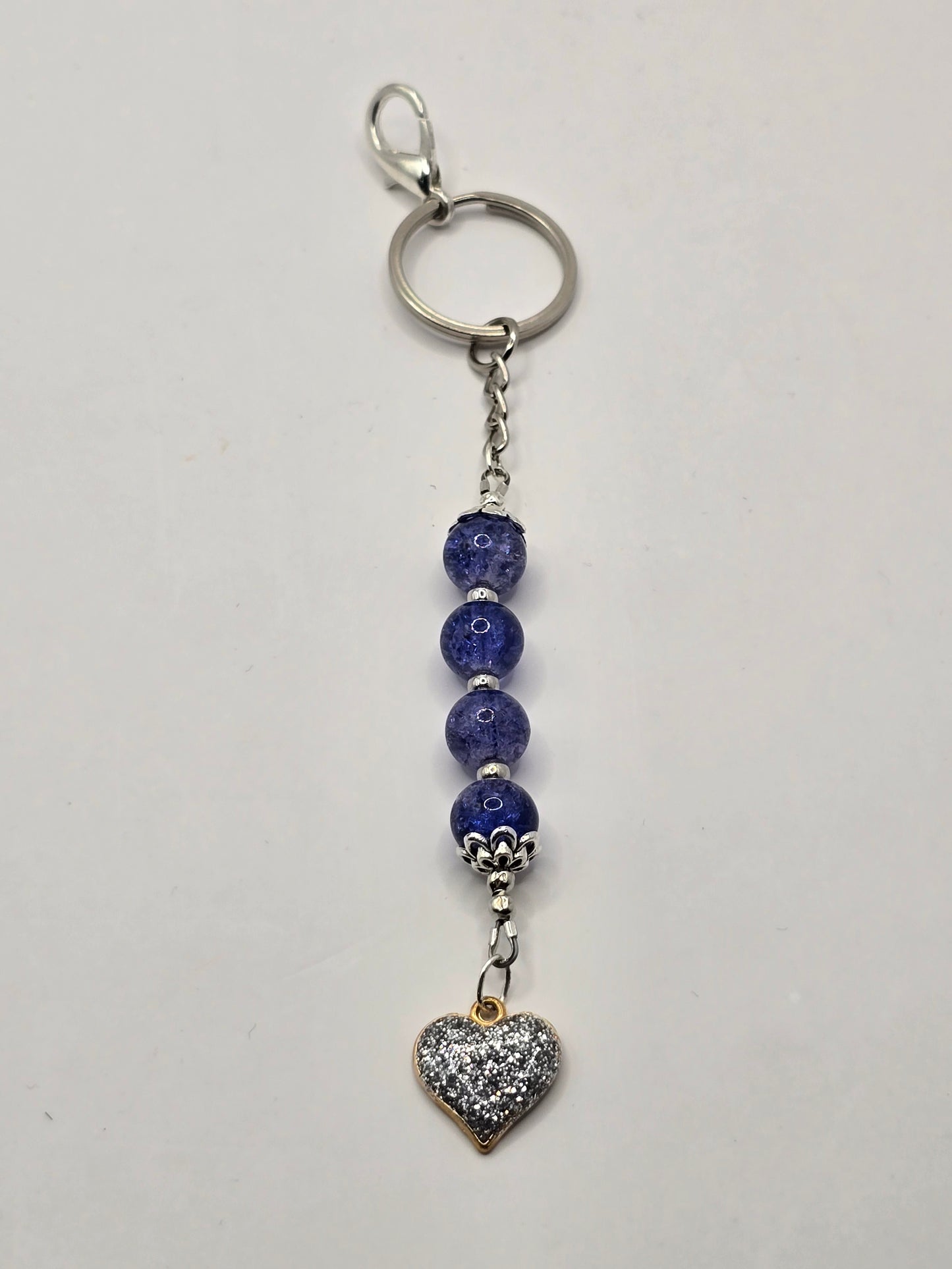 Silver Heart / Starfish / Sea Turtle, Zipper Pull Charm - Bag Accessory - Keyring