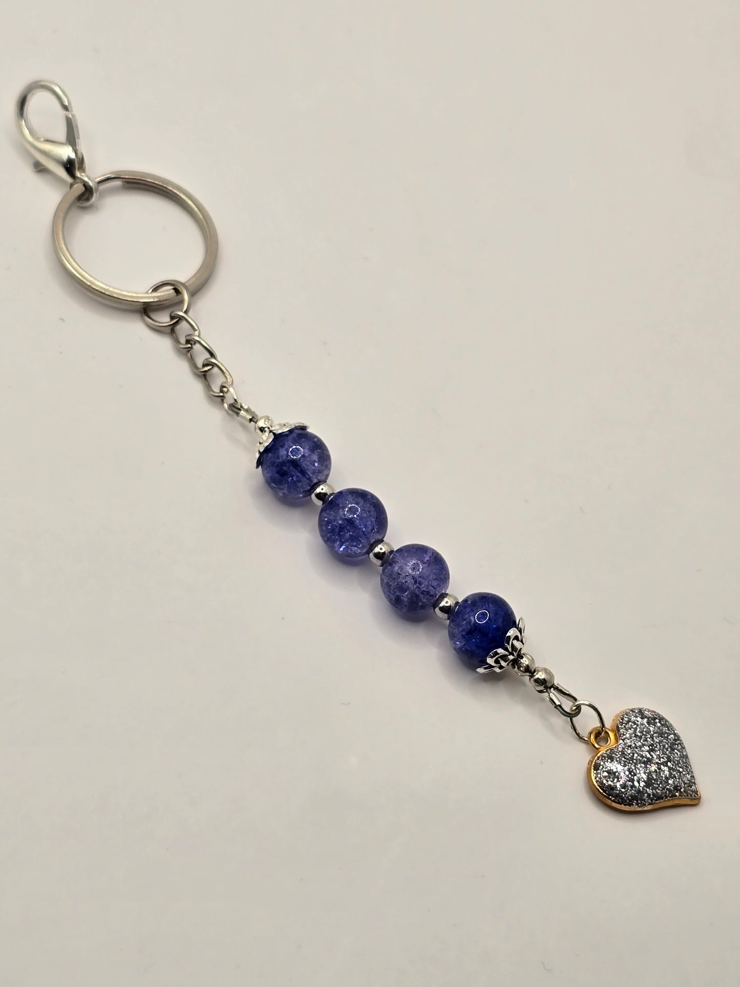 Silver Heart / Starfish / Sea Turtle, Zipper Pull Charm - Bag Accessory - Keyring