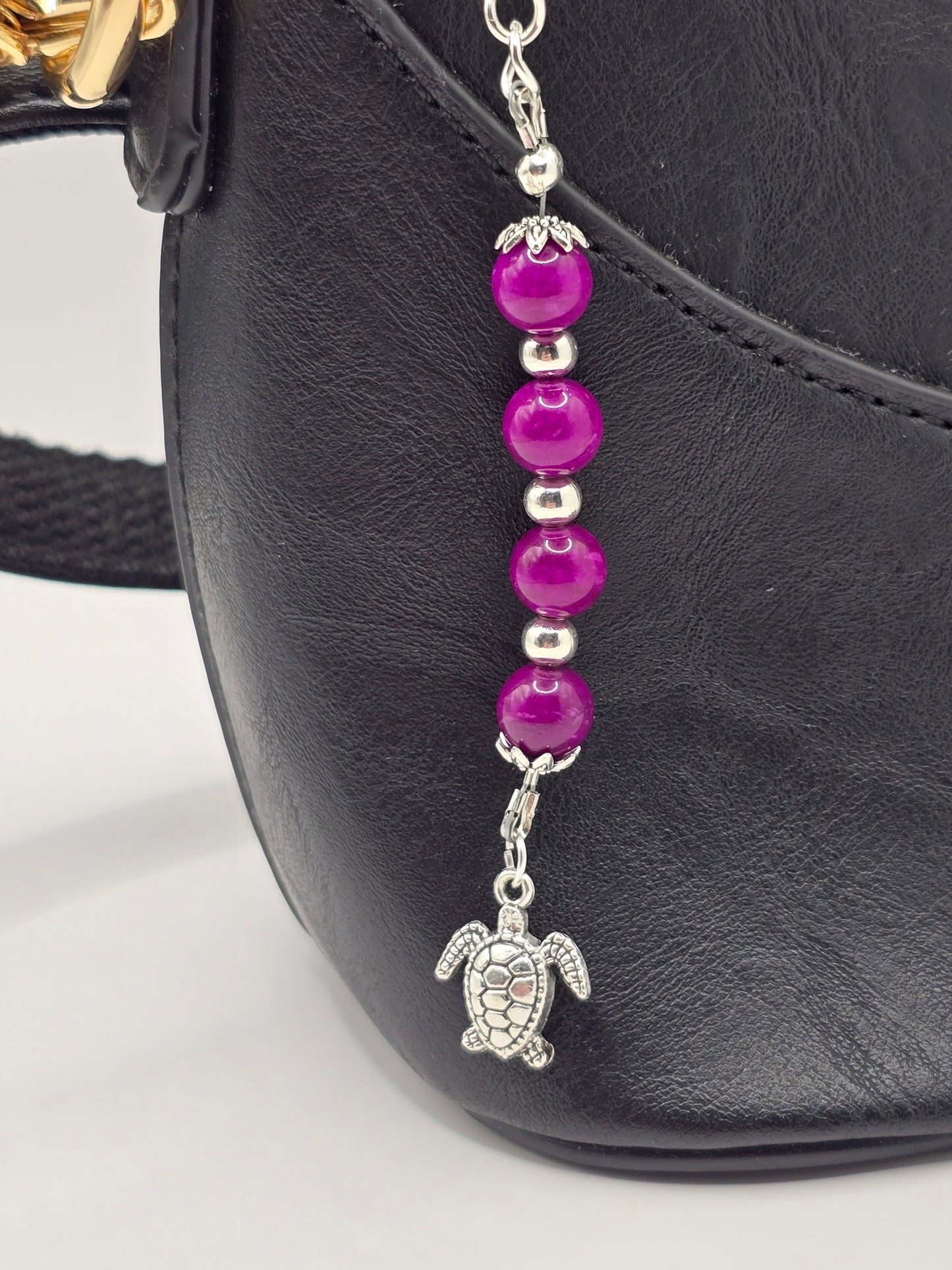 Silver Heart / Starfish / Sea Turtle, Zipper Pull Charm - Bag Accessory - Keyring