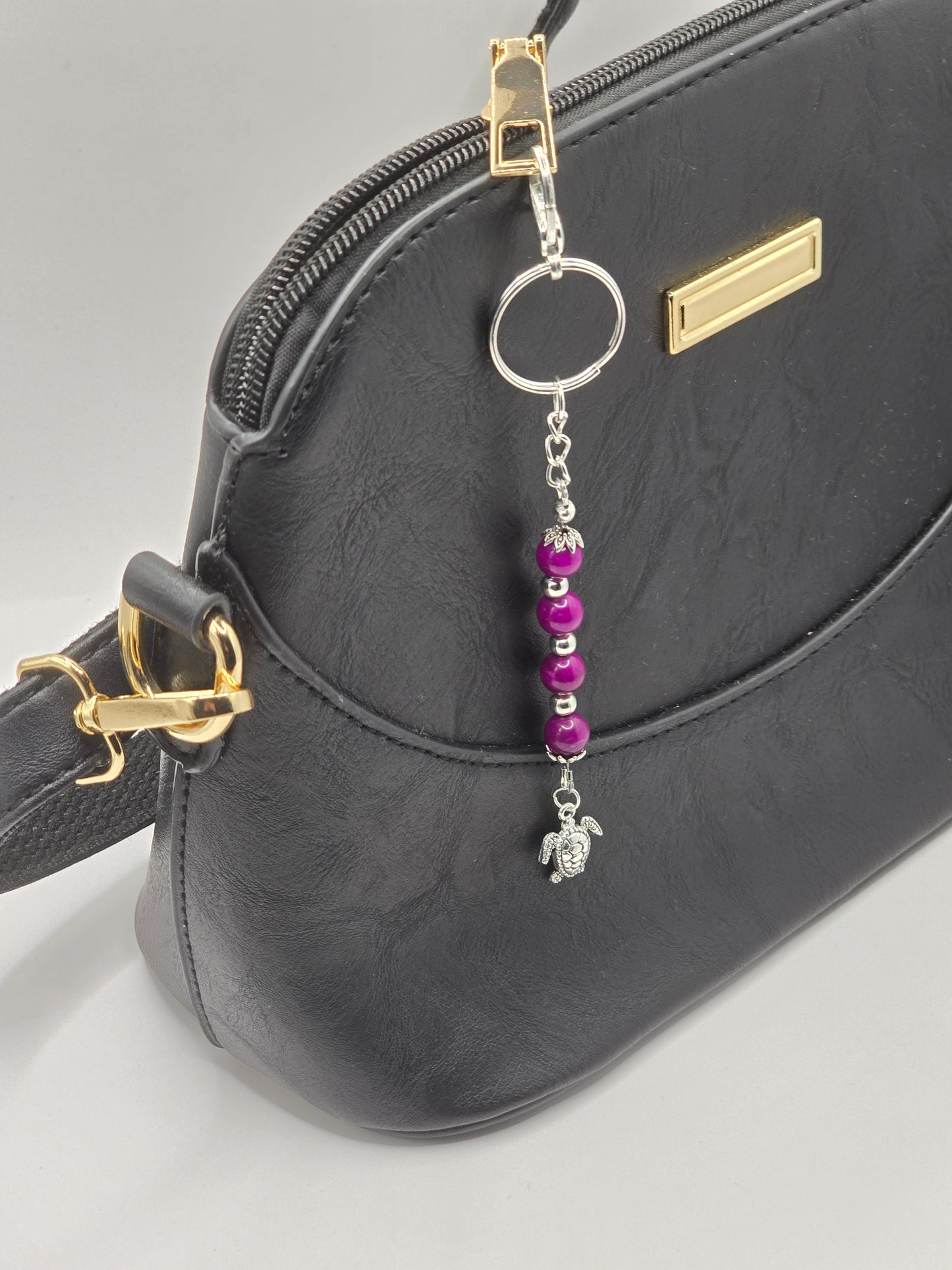 Silver Heart / Starfish / Sea Turtle, Zipper Pull Charm - Bag Accessory - Keyring