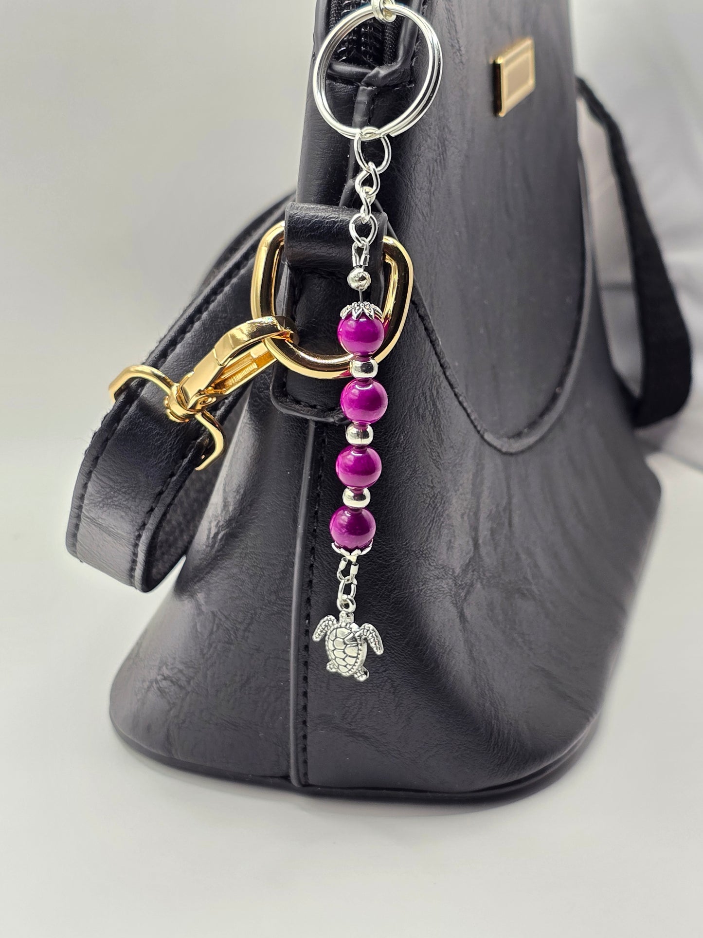 Silver Heart / Starfish / Sea Turtle, Zipper Pull Charm - Bag Accessory - Keyring