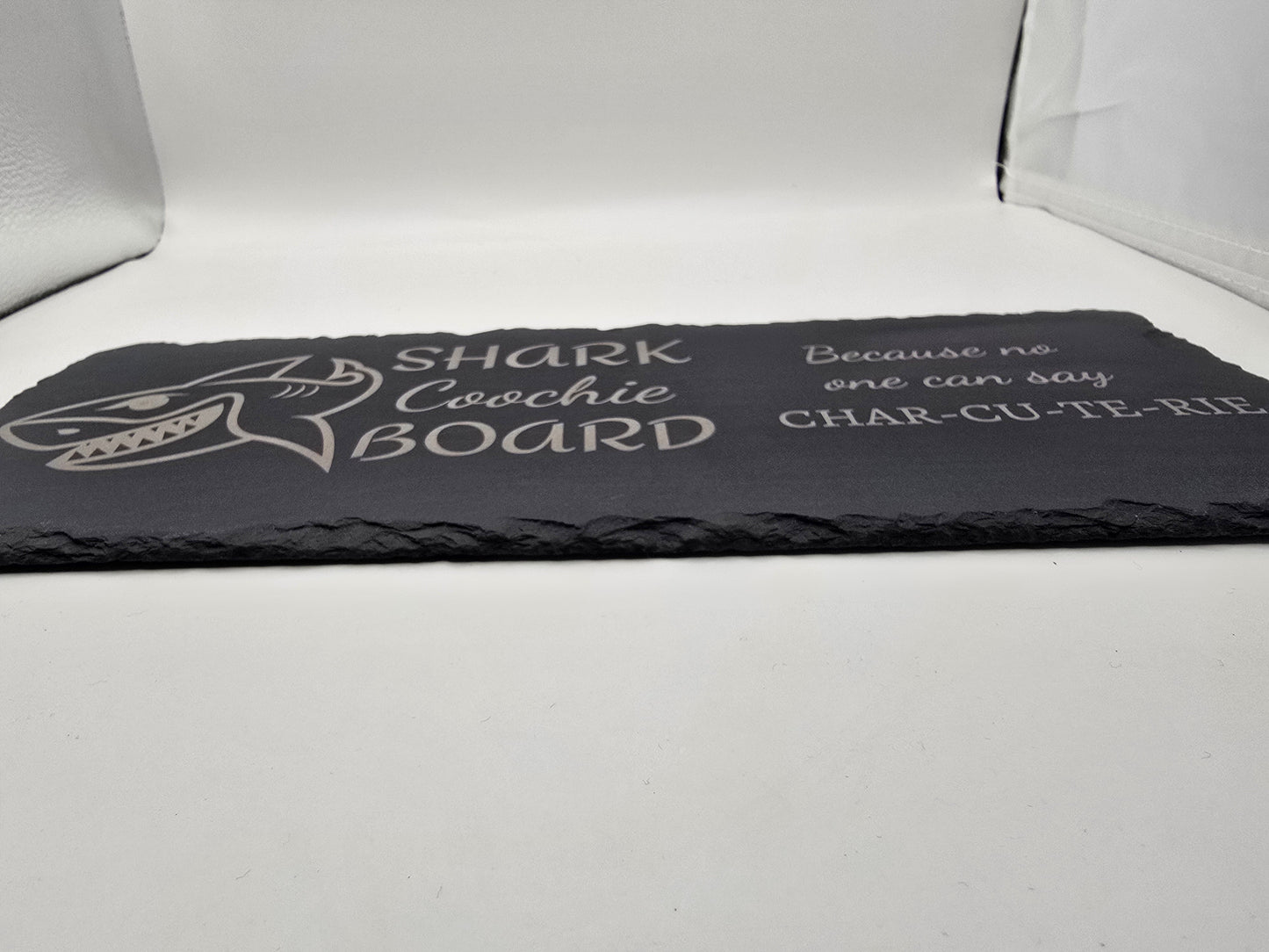 Shark Coochie Board - Slate Charcuterie Board - Slate Serving Platter