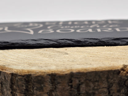 Shark Coochie Board - Slate Charcuterie Board - Slate Serving Platter