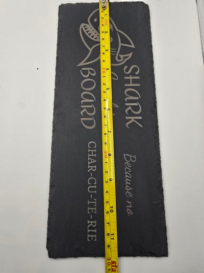 Shark Coochie Board - Slate Charcuterie Board - Slate Serving Platter