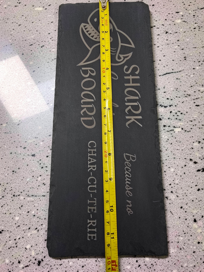 Shark Coochie Board - Slate Charcuterie Board - Slate Serving Platter