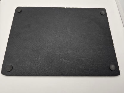Natural Slate Cheese Board / Charcuterie Board - Funny, Time to go Script