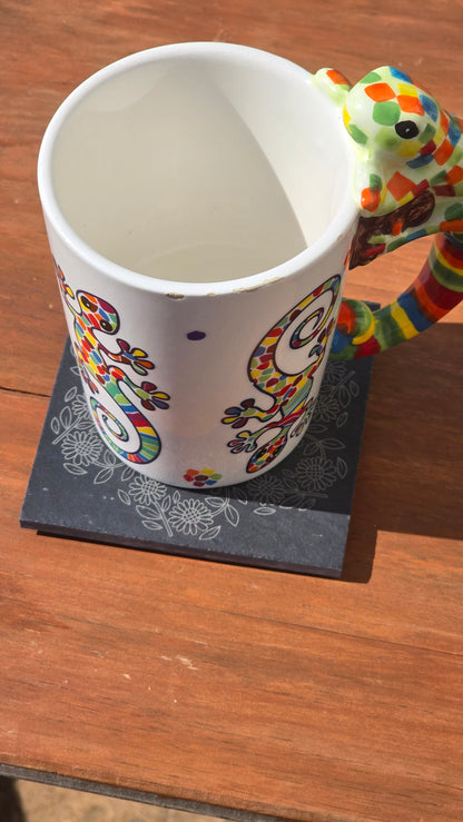 Various Animal design slate coasters - Stag, Dragon, Bee, Cow, Lion, Giraffe, Elephant