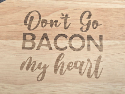 Piggy Chopping board - Funny engraved pig shaped chopping / BBQ serving board