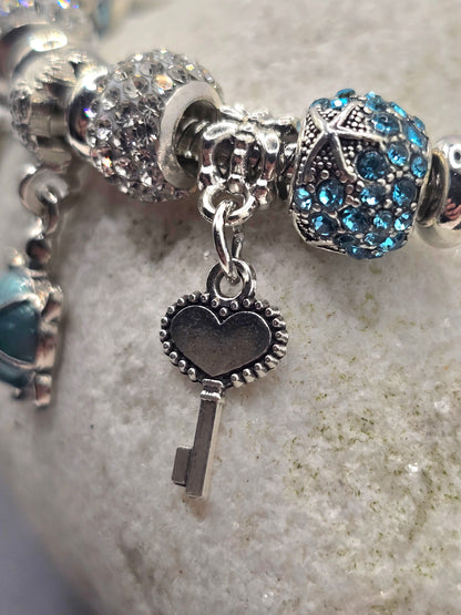 Snake Chain Charm Bracelets for Women and Girls - Unique Charm Bracelets with Various Designs