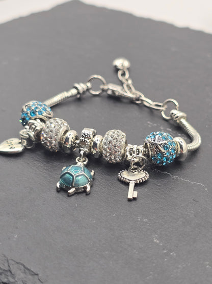 Snake Chain Charm Bracelets for Women and Girls - Unique Charm Bracelets with Various Designs