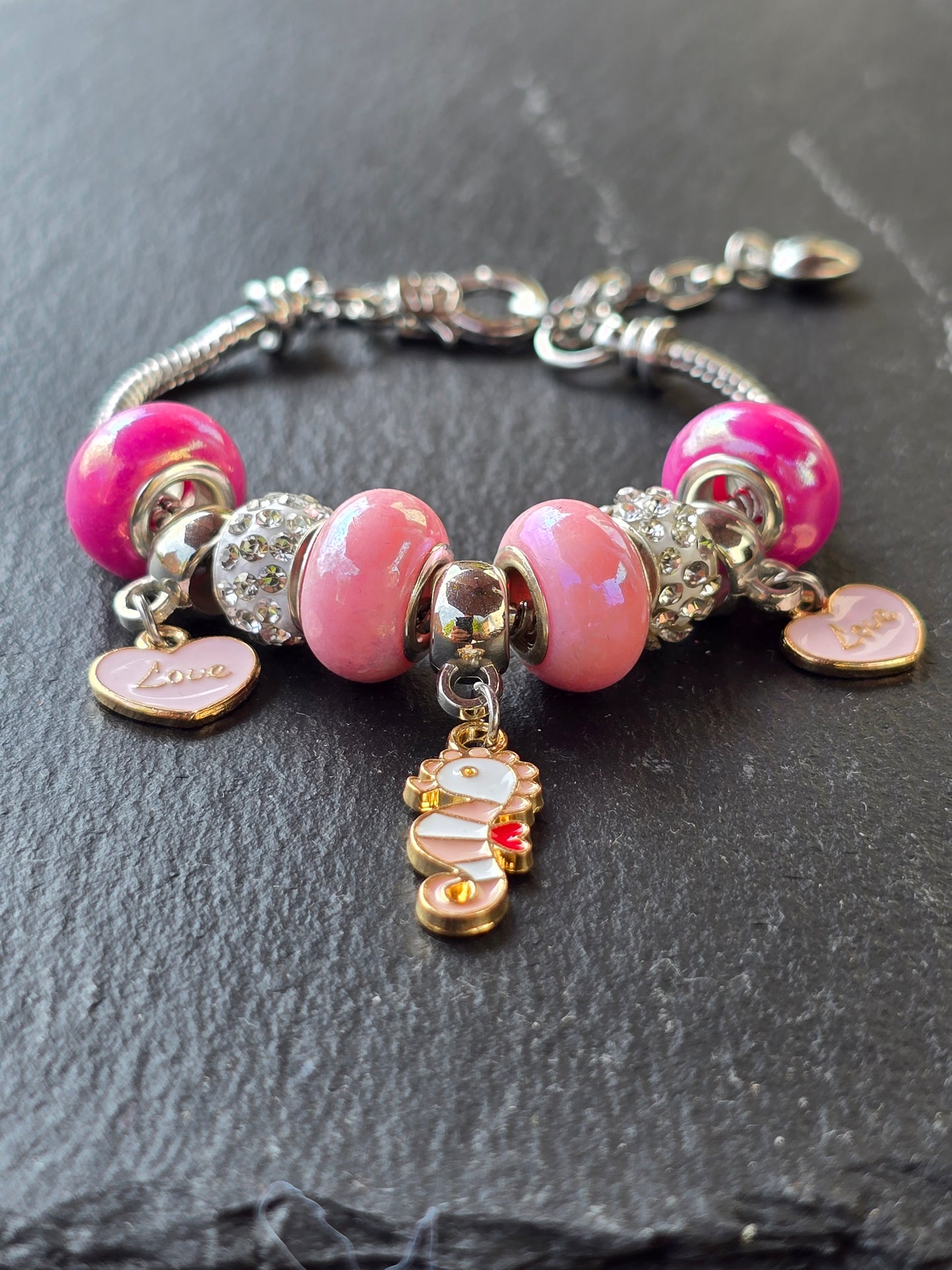 Snake Chain Charm Bracelets for Women and Girls - Unique Charm Bracelets with Various Designs
